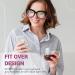 LVIOE Blue Filter Glasses - Reduces Eye Strain for Glasses & Non-Glasses Wearers | Purple Computer Glasses | International Shipping Available - Buy Online on GoSupps.com