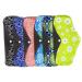 Menstruation cloth soft women towels pads for hygiene time panty liner washable reusable absorbent physiological diaper random color (10 pc)