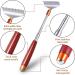 Large Extendable Back Scratcher - 61cm Wooden Handle 15 Tooth Massage Roller Stable Steel Claw - Premium Back Massage Device L-24 - Buy Online on GoSupps.com