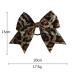 Xansema 8 Inch Sequins Hair Bow Elastic Tie - Black Silver | Large Cheer Bow Ponytail Holder for Women, Girls, Kids, Teens - Buy Online on GoSupps.com