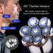 LAXED Electric Barber for Men Rechargeable Bald Head Electric 7 Floating Heads Beard Nose Clipper Hair Trimmer - Buy Online on GoSupps.com