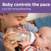 Philips AVENT Glass Natural Baby Bottle 8oz 4pk - Clear with Natural Response Nipple - SCY913/04 - Buy Online on GoSupps.com