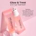 MCoBeauty - Glow and Treat 2-in-1 Lip Treatment - Birthday Cake Scent - Moisturising Lip Oil with Squalane and Roller Ball Applicator - Glossy Shine Finish - Stocking Stuffers for Teen Girls - 10ml Birthday Edition - Buy Online on GoSupps.com