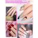 Kalolary 6 Colors Nail Polish Pen - 3 in 1 Gel Pen Brush for DIY Nail Art at Home Salon - Buy Online on GoSupps.com