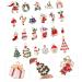 COHEALI 69 Pcs Christmas Ornaments Accessories Bangle Keychain Present Ornaments Xmas Pendant Charm 3.3X1.7CMx3pcs Assorted Colorx3pcs - Buy Online on GoSupps.com