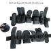 ZGJINLONG Tactical Utility Belt - Modular Equipment System for Security Guards, Police & Military - Black (10pcs) - Buy Online on GoSupps.com