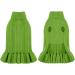 Winter Dog Sweater for French Bulldogs | Warm & Cozy Pet Clothing for Medium-Sized Dogs & Cats - Green - Buy Online on GoSupps.com