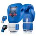 Liberlupus Kids Boxing Gloves for Boys and Girls, Boxing Gloves for Kids 3-15, Youth Boxing Training Gloves, Kids Sparring Punching Gloves for Punching Bag, Kickboxing, Muay Thai, MMA #1 Blue 6 oz (50-70 lbs)