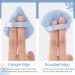 ProusKy 2-Piece Triangle Powder Puffs Set - Soft Velour Makeup Puffs for Pressed and Loose Powder Application - Buy Online on GoSupps.com