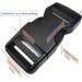 Buckle 1 Inside - Quick Side Release Buckle for 1 Webbing Straps - Heavy Duty Plastic Buckles - Dual Adjustable Clips - Boat Cover, Luggage Strap, Pet Collar, Backpack Replacement - 2 Pack, Black - Buy Online on GoSupps.com