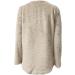 AMhomely Ladies Teddy Fleece Hooded Jumper Plus Size - Cozy V Neck Hoodies with Pocket for Winter - Khaki - Buy Online on GoSupps.com