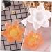 NUOBESTY 9 Pcs Silicone Mold Flower Resin Moulds Flower Shape Fondant Mold Silicone Soap for Soap Candle DIY Making Candle Holder Sillicone Mould 3D Cake Silica Gel White Manual Whitex3pcs 4X7CMx3pcs - Buy Online on GoSupps.com