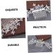 DOITOOL Rhinestone Alloy Hair Comb Wedding Hair Accessories Wedding Hair Comb Decorative Hair Combs Wedding Flower Hair Comb Flower Hair Accessories Hairpin Rhinestones Bride Decorate - Buy Online on GoSupps.com