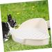 HANABASS Pets Small Animals Toilet Indoor pet Potty abs White cat Toilet 25.00X19.00X10.00CM White - Buy Online on GoSupps.com