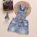 Kidscool Space Baby Denim Overalls Dress - 6-12 Months, Light Blue - Buy Online on GoSupps.com