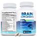 18-in-1 Brain Supplement for Memory and Focus Nootropic Capsules with Alpha GPC Bacopa Ginkgo Biloba Lion's Mane Vitamin B6 & B12 | Cognitive Health Mental Clarity | Vegan Non-GMO