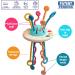 LiKee Baby Sensory Toys - Montessori Pull String Learning Ropes for Motor Skills Development - Tactile Stimulation for Infants & Toddlers 18+ Months - Buy Online on GoSupps.com