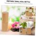 Buy 1pc Red Roller Ball Essential Oil Bottle - Empty Wood Roll-on Perfume Bottle for Diffuser & Sample 5x2x2CM - International Shipping Available - Buy Online on GoSupps.com