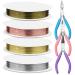 Anezus 7 Pcs Jewelry Pliers and Jewelry Beading Wire Tools Set Includes Needle Nose Pliers  Round Nose Pliers  Wire Cutters and Craft Wire for Jewelry Repair Making Supplies