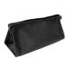 Hair Dryer Bag Travel Hair Dryer Storage Bag PU Leather Waterproof Dustproof Carry Storage Bag with Hanging Hook Hair Dryer Curling Iron Straightener Brush (Black)