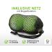 Fascia Balls Set - 2 Natural Rubber 6.3 cm Balls for Fascia Training Yoga & Massage - Soft Green & Soft Set - Buy Online on GoSupps.com
