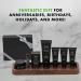 Tiege Hanley Men's Silver Gift Set | 6 Products | Face Wash Morning Facial Moisturizer Sandalwood Body Wash Natural Aluminum-Free Deodorant and a Body Scrubber | Uncomplicated Skin Care for Men - Buy Online on GoSupps.com