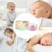  tui bouff e en poudre bouff e de poudre corporelle et r cipient Bo tre saupoudrage l che l' preuve des fuites - Baby After Bath Body Powder Puffle Base pour la plage la maison Rose - Buy Online on GoSupps.com