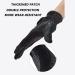 Turbovera Professional Riding Gloves | Imitation Leather Equestrian & Cycling Gloves for Women & Boys | Black S/M - Summer Gear - Buy Online on GoSupps.com