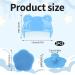 2 Pieces Baby Ridge Blue Milk Scab Brush Set - Silicone Scalp Massage & Hair Care for Newborns - Buy Online on GoSupps.com