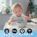 Kzonex 9-Piece Baby Feeding Set: Silicone Bib, Suction Plate, Bowl, Fork, Spoon, Sippy Cup with Straw, Snack Lids - BPA Free & Dishwasher Safe - Buy Online on GoSupps.com