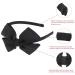 Black Bow Headband for Girls - Grosgrain Ribbon Hair Hoop for Party Decoration & Cosplay Costume - Buy Online on GoSupps.com