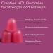 Creatine HCL+ 2000mg Female Performance Complex Sugar-Free Vegan Raspberry Flavor Chewable Gummies for Women 90 Count Rasberry - Buy Online on GoSupps.com