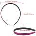 Duufin 20-Piece Glitter Headbands for Girls - Sparkly Colorful Plastic Hair Accessories | 20 Colors Candy Collection - Buy Online on GoSupps.com