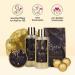 Accentra Luxury Swimming Set Gift Bundle | Golden Glitter Pumps & Velvet Bathing Set - Elegant Ceramic Pump Black-Red - Buy Online on GoSupps.com