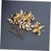 Didiseaon Wedding Hair Clip Vintage Comb Crystal Comb Attractive Hair Comb Ear Tape Bridal Hair Comb Crystal Hair Comb Leaf Hair Comb Hair Pin Bride Metallic Line Jewelry - Buy Online on GoSupps.com