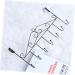 Alipis 7 Coat Hangers Hat Hanger Over Door Towel Bar Cloth Hanging Holder Over Door Hanger No Trace Hook medium Black - Buy Online on GoSupps.com