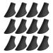 Vabneer Nordic walking stick rubber buffer 12 pieces rubber buffer for walking sticks walking pads for trekking asphalt gravel mountains with diameter 10mm