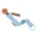Timfanie pacifier holder | BOY | baby blue | fabric ribbon/chain with engraving & adapter