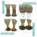 Youngsee Real Hair Extensions - Ombre Bonding Extensions 35cm Remy Hair Dark Ash Blonde to Platinum Blonde Keratin Fusion U-Tip 50g #18/60A/60 - Buy Online on GoSupps.com