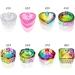 Nails Art Glass Dappen Dish Crystal Glass Dish Nails Art Dappen Dish With Lid Heart Shaped Liquids Crystal Cup F - Buy Online on GoSupps.com