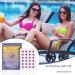 UV Stickers | 24 Pieces SPF Detection Stickers for Face SPF Broad Spectrum Reminder Water Resistant Reapplication for Outdoor Camping Sport Travel - Buy Online on GoSupps.com