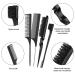 Tao Pipe 8-Piece Toupier Brush & Hair Crest Comb Set | Double Edge Brushes & Rat Tail Comb for Women Babies & Children | Professional Hair Care Tools - Buy Online on GoSupps.com