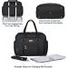 Welavila Baby Changing Bag: Diaper Bag for Mom & Dad with Changing Pad & Insulated Pockets - Convertible Travel Tote Messenger in Black - Buy Online on GoSupps.com