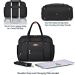 WELAVILA Diaper Bag Tote - Large Convertible Baby Bag with Changing Pad & Insulated Pockets - Unisex Multifunction Travel Diaper Tote (Black) - Buy Online on GoSupps.com