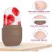 GeeRic Ice Face Roller | Silicone Facial Rollers for Dark Circles & Pore Shrink | Beauty Massage Tool for Skin Care (Coffee - Buy Online on GoSupps.com