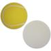 Novel Merk Tennis Sports Ball Vinyl Stickers - Set of 2 Round Decals for Laptop, Water Bottle & Phone - Waterproof & Repositionable - Ideal for Party Favors & Decor - Buy Online on GoSupps.com