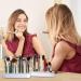 Lolalet 2 Pack Silicone Makeup Brush Holder Organizer - Multipurpose Desktop Stand for Brushes, Pencils, and Craft Tools - Buy Online on GoSupps.com