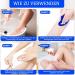 Nano Hair Remover for Men & Women - Crystal Portable Reusable Pain-Free Hair Removal for All Body Parts (Blue) - Buy Online on GoSupps.com