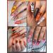 Kalolary Halloween Nail Art Stickers Decals 12 Sheets Self-Adhesive DIY Nail Art Strips Various Patterns Pumpkin Bat Ghost Skull Skeleton Nail Decoration for Girls Women Halloween Party - Buy Online on GoSupps.com