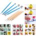 Ecjiuyi 8 Piece Paper Flower Tools: Dotting & Stylus for Mandala Rock Painting - Polymer Clay Sculpting Pottery Embossing Supplies - Buy Online on GoSupps.com
